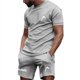 thumbnail image 3 of Ropa deportiva de tenis transpirable para hombre, ropa deportiva de verano para exteriores, ropa de entrenamiento de bádminton, camiseta suelta para correr, traje de manga corta, 3 of 5