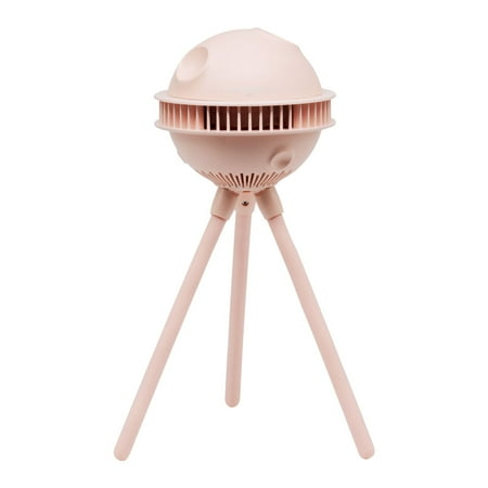 

Stroller Fan 3 Speed Portable on Stroller Fan with Flexible Tripod 60° Rotatable Operated Handheld Fan Pink
