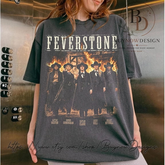 Feverstone Vintage T-Shirt, Caitlin Clark Sophie Cunningham Shirt