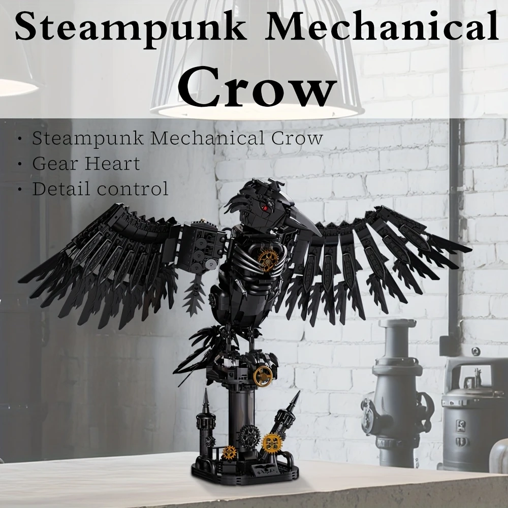 Remocguys Mechanical Crow Building Sets Compatible with Lego