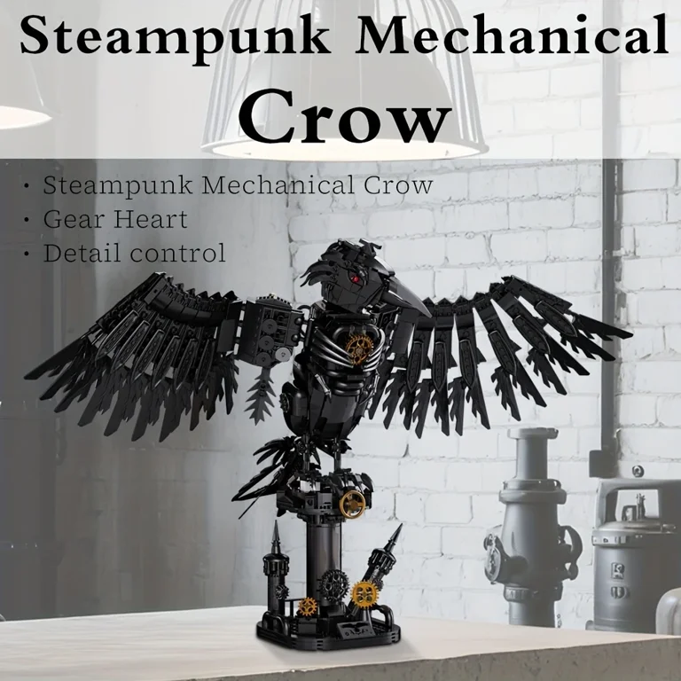 Remocguys Mechanical Crow Building Sets Compatible with Lego
