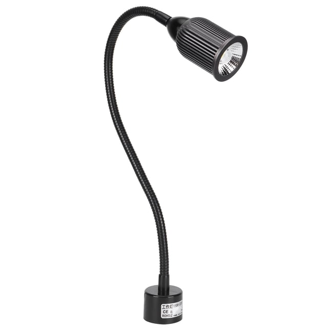 Luz de Trabajo LED, 10W FUENTE DE LUZ LED DE ALTA POTENCIA LÁMINA DE HERRAMIENTA LÁMPARA DE MANTENIMIENTO DE CULO AJUSTABLE 360 Grados CULELO DE CISNE Flexible Párrica