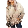 thumbnail image 5 of Povozer Girls Hoodie Long Sleeve Soft Sweatshirt Teen Clothes For Girls,Kids Girls Sweatshirts Casual Drawstring Hooded Pullover Tops Trendy Fall Outwear Coat Pockets Size 3-4 Years,Khaki, 5 of 7