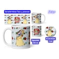 thumbnail image 4 of Termo 20oz taza posavaso Mouse Pad SVArt diseño Blanca Nieves Navideño MD3, 4 of 5