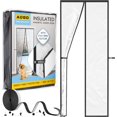 thumbnail image 1 of AUGO Cortina de puerta con aislamiento térmico magnético – Cubierta de puerta de EVA transparente para invierno – Mantiene el aire caliente dentro y el aire frío fuera – Productos de invierno para el, 1 of 6