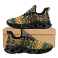 thumbnail image 1 of Zapatos deportivos planos para mujer, cómodos, ligeros y con aumento, informales, de malla, estilo étnico geométrico y transpirable., 1 of 6