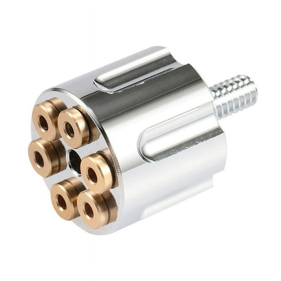 Motorcycle 1/4-20 Rear Screw Bolt M6 Knob Cover for Wide Glide Street Softail Silver