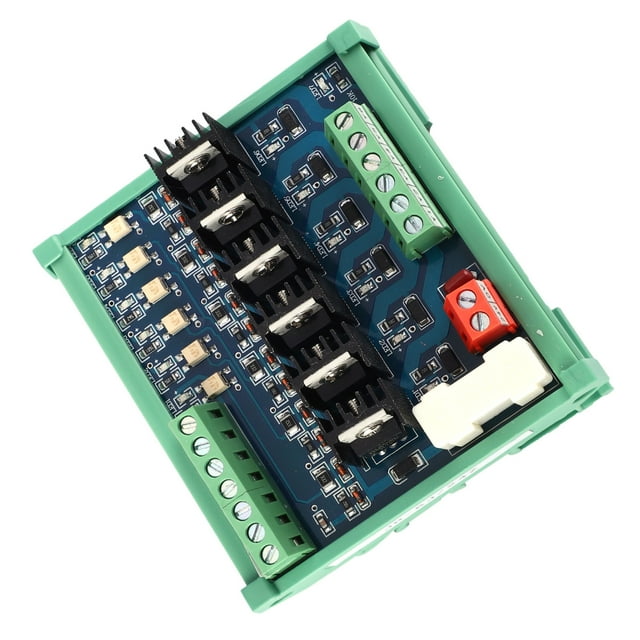 Placa de salida de transistor, amplificador de CC PLC de 6 canales Placa PLC Amplificador de transistor PLC fiel a su promesa