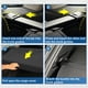 thumbnail image 5 of Cubierta de Carga Retráctil Unique Bargains para Volkswagen para VW Tiguan 2018 2019 2020 2021 2022 2023 Impermeable Antideslizante Sombra de Maletero Trasero Negro Lona, 5 of 7