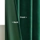 thumbnail image 4 of Cortinas Joydeco de terciopelo verde oscuro, 213 cm de longitud, 2 paneles, 4 of 7