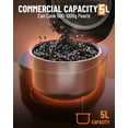 thumbnail image 2 of Máquina para hacer boba, olla comercial para hacer boba, máquina para hacer perlas de tapioca para té de burbujas, té con leche, restaurantes, tiendas de té con leche, postres y bares. 110 V., 2 of 5
