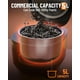 thumbnail image 2 of Máquina para hacer boba, olla comercial para hacer boba, máquina para hacer perlas de tapioca para té de burbujas, té con leche, restaurantes, tiendas de té con leche, postres y bares. 110 V., 2 of 5