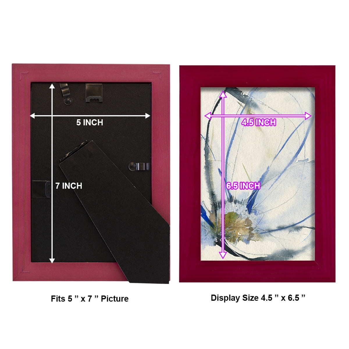 Cobalt & Paynes Petals II - Framed Print w/glass - Cherry Red