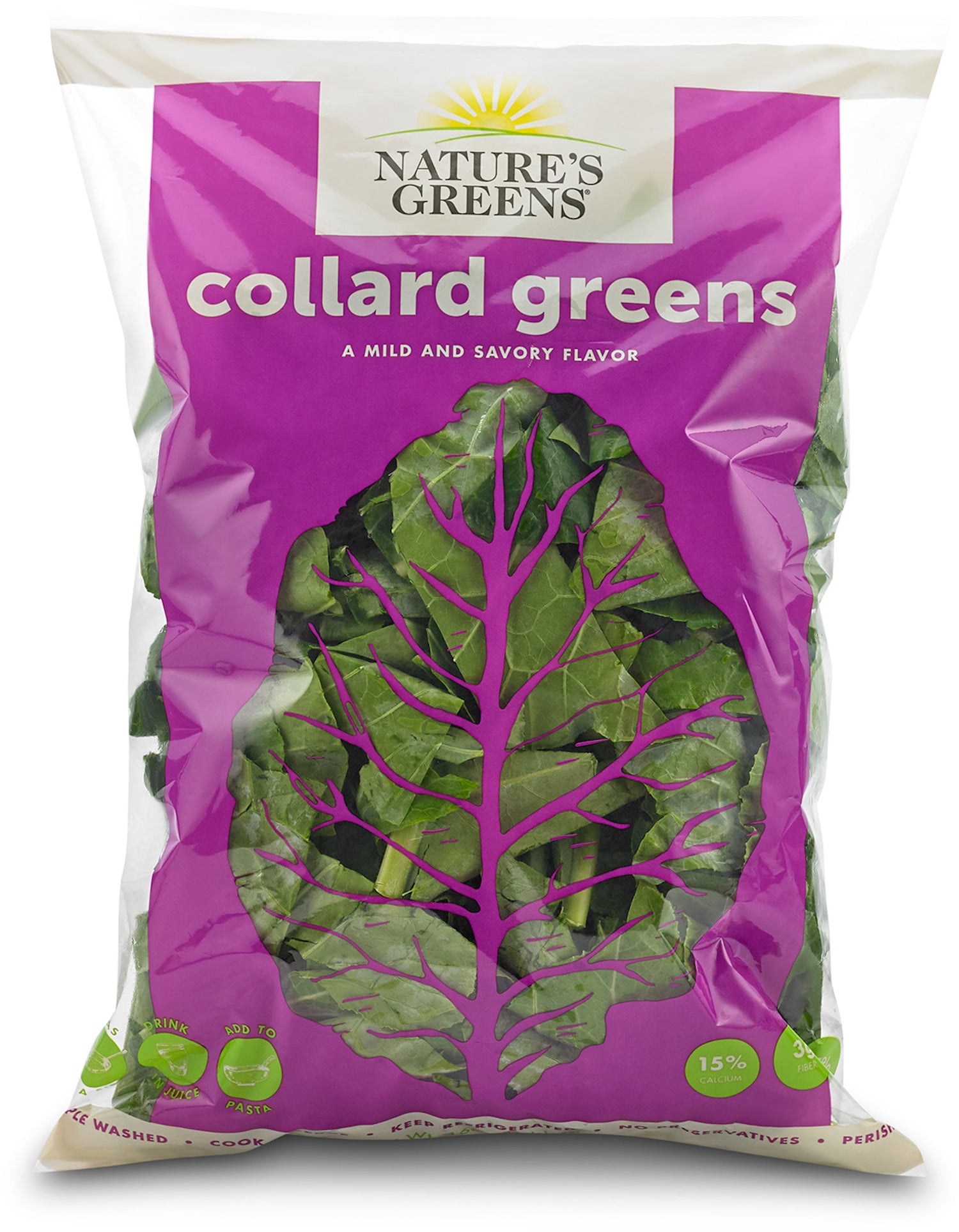 Collard Greens, 2 lbs Bag