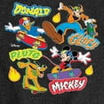 thumbnail image 3 of Disney - Standard Sports - Donald, Goofy, Pluto, Mickey S8KR Crew - Toddler & Youth Girls Short Sleeve Graphic T-Shirt, 3 of 5