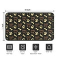 thumbnail image 5 of Happy Dog and Footprints Door Rugs,Washable Non Slip Door Mats Indoor,Decorative Door Mats,Entry Mat Indoor for Entrance,Bedroom,Kitchen,Bathroom,30"x17", 5 of 6