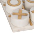 thumbnail image 4 of Decorative Tic Tac Toe Game Contemporary Stylish White, Black and Gold Marble Family Game Night Tic-Tac-Toe Board, 4 of 5