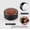 Small, variant on Italian Coffee Powder Press with Wooden Lid - Compatible with 51mm, 53mm, 58mm Espresso Machines