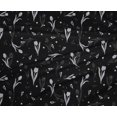 thumbnail image 5 of oneOone Polyester Lycra Black Fabric Florals Sewing Fabric By The Yard Printed Diy Clothing Sewing Supplies 56 Inch Wide, 5 of 6
