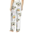 thumbnail image 3 of Pajama Pants Women, Cute Koala Rainbow Sweatpants Soft Sleep Lounge Pants, Casual PJ Bottoms Pants with Pockets, 3 of 5