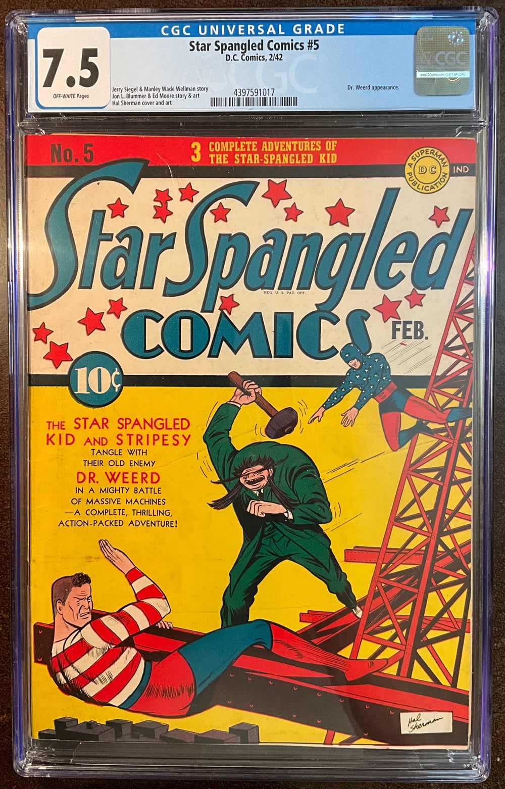 Cover of Star Spangled Comics #5