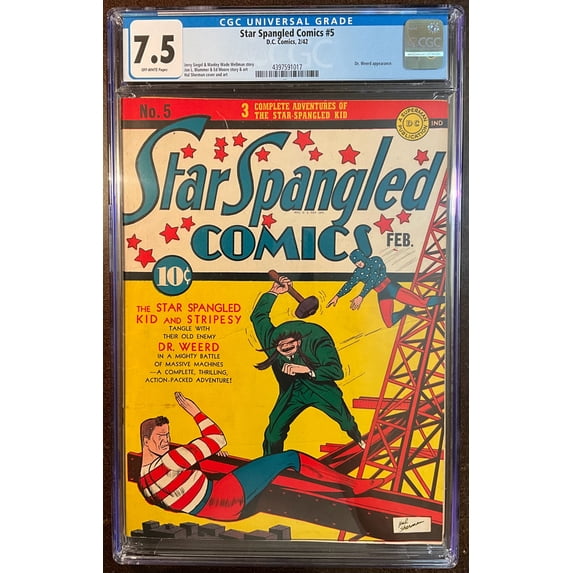 Star Spangled Comics #5 - CGC 7.5 Comic Book