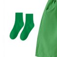 thumbnail image 7 of ZOYOEN Boys Polka Dots Shirts and Shorts- Summer Short Sleeve Casual Fashion Boys Formal Clothes Outfits Set Green Size 4, 7 of 7