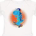 thumbnail image 4 of Inktastic Skateboard Gift for Boys Boys Long Sleeve Baby Bodysuit, 4 of 5