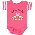 thumbnail image 3 of Inktastic Grandpa's Girl Heart Flowers Girls Baby Bodysuit, 3 of 5