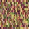 thumbnail image 1 of Ahgly Tapis d'Intérieur Lavable en Machine Carré Transitionnel Marron Rouge, 5 Pieds Carré, 1 of 7