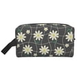 thumbnail image 2 of Uemuo Daisies Flowers Pattern Portable Toiletry Bags with Handle, Waterproof travel Make up Bags for Women, Large Capacity Travel Cosmetic Bags, 2 of 9