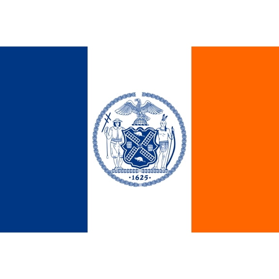 24x36 gallery poster, Flag of New York City