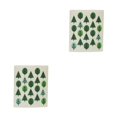 thumbnail image 1 of Toystoory Paño de limpieza de cocina Paños para platos con hermosos patrones Árbol verde Árbol verde 2Conjunto, 1 of 6