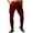 Burgundy, variant on Mens Corduroy Straight Leg Pants Long Solid Elastic Waist Solid-Color Pocket Casual Pants Loose Fit Going Out Pants Burgundy