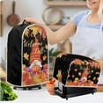 thumbnail image 2 of Renewold Thanksgiving Blender Cover & Toaster Covers 4 Slice Colorful Maple Leaves Pumpkins Wide Slot Toaster Oven Cover Dust Cover with Top Handle Harvest Fall KitchenBlender Covers, 2 of 6