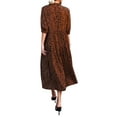 thumbnail image 2 of Gvmfive Women Summer Dress V Neck Half Sleeve Casual Swing Midi Dress, 2 of 3