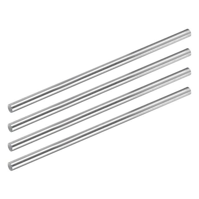 Unique Bargains 304 Stainless Steel Round Rods 4mm x 100mm for DIY Craft, 4Pcs