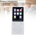 thumbnail image 4 of Lecteur MP3 avec BT, Écran 1.8 Pouces Lecteur de Musique Portable, Radio FM, Enregistrement, EBook, Supporte 64 Go Extensible, Son HiFi Sans Perte, 4 of 7