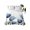 Blue, variant on Spring Floral Flat Sheets Only King Size, Soft Breathable Bed Top Sheets for Mattress, Blue Tulip Summer Botanical Rustic Luxury Bedding Flat Sheets for Home Hotel Bedroom Bed Protection