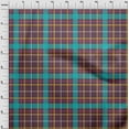 thumbnail image 3 of oneOone Cotton Poplin Chocolate Brown Fabric Madras Check Quilting Supplies Print Sewing Fabric By The Yard 56 Inches Wide, 3 of 4