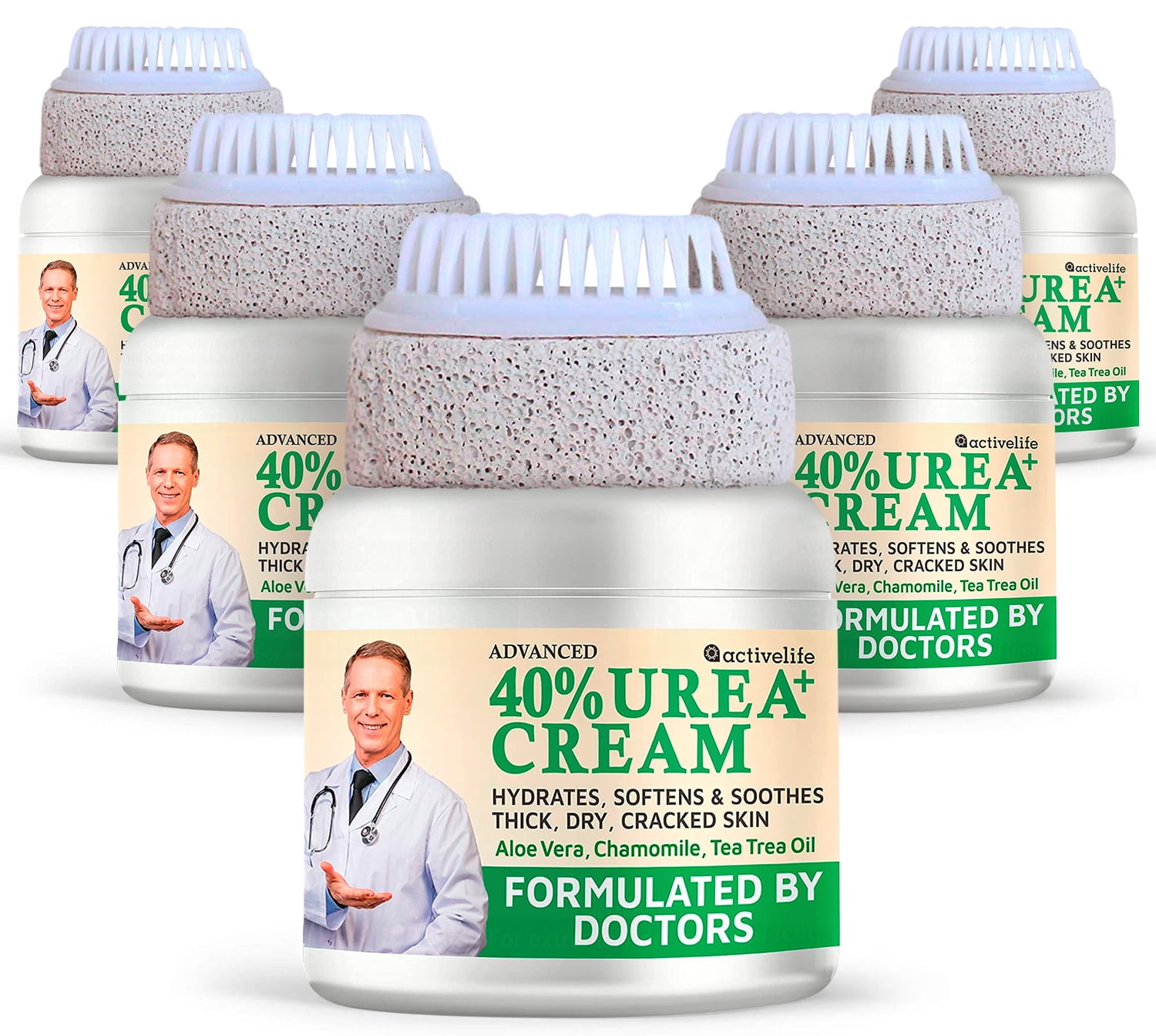 Activelife 40 Urea Moisturizer Cream Moisturizes, Dry Skin Pack of 5