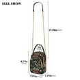 thumbnail image 2 of FORMRS Crossbody Bag for Women Quilted Travel Shoulder Cell Phone Purse with Chain Strap Handbag, Green Christmas Holly, 2 of 7
