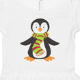 thumbnail image 4 of Inktastic Cute Penguin, Penguin With Striped Scarf Girls Toddler Dress, 4 of 5