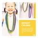 thumbnail image 3 of KAKOWELY 15 collares de cuentas redondas de colores surtidos para eventos y fiestas., 3 of 4
