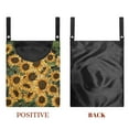thumbnail image 7 of SEANATIVE Sunflower Clothespin Pouch Clothespin Bag with Hanging Hook Waterproof Clothes Pin Hanging Bag Space-Saving Clothespin Storage Organize Clothespin Bag, 7 of 7