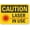 Warning Sign 3, variant on New Warning Plaque Wall Decor Caution - Laser in Use - 8"x12" Metal Tin Sign, Yard Office Outdoor Indoor Safety Sign, Laser Zone