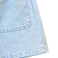 thumbnail image 5 of Auroural Girls Shorts Size 12-14 Children Summer Girls' Jeans Short Pants Loose Pants Straight Leg Pants Wide Leg Pants Casual Outerwear Pants for Kids, 5 of 6