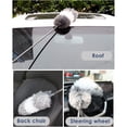 thumbnail image 3 of Plumero de Limpieza 7 en 1, Sacudidor de Polvo Lavable, Plumero de microfibra retráctil, reutilizable y extraíble, para limpiar ventiladores de techo, techos altos, muebles y coches (Gris-7 piezas), 3 of 4
