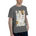 thumbnail image 2 of Bingfone Hand Drawn Animals Men'S Loose Fit Short-Sleeve Pocket T-Shirt, 2 of 7