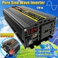 thumbnail image 2 of 8000W Intelligent Car Power Inverter 3000W-6000W Dual USB Vehicle Smart Inverter Pure Sine Wave DC To AC for Car Auto RV ,Easy to Use, 2 of 5